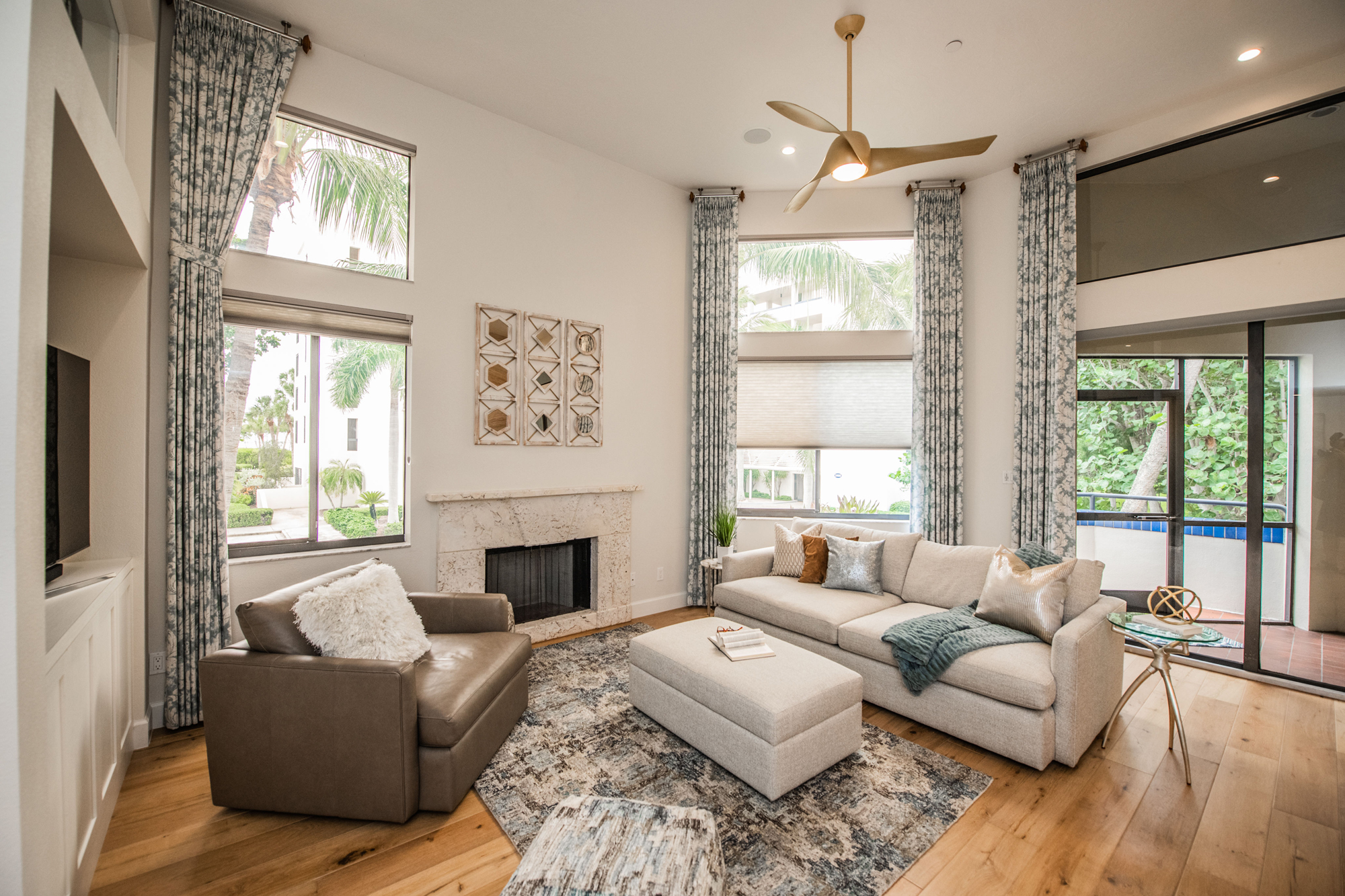 Sarasota designer living room